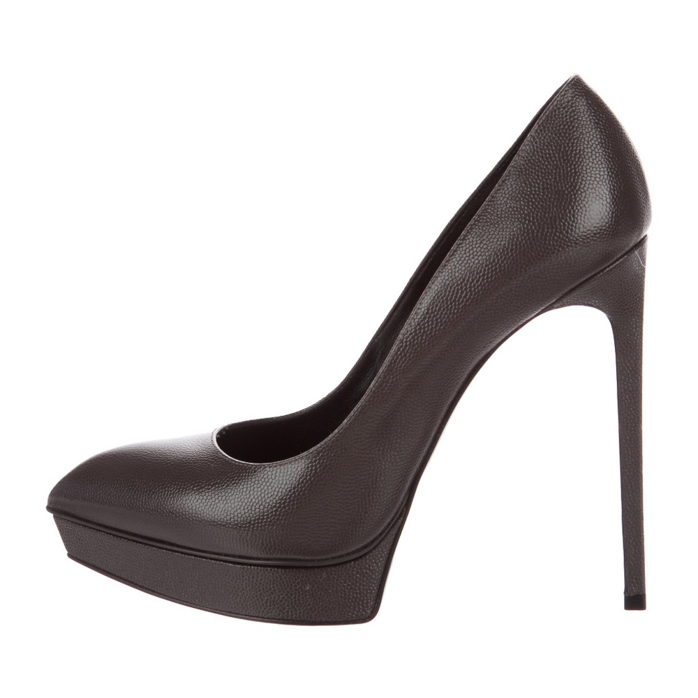 SAINT LAURENT Janis Platform Pumps 40.5 Fits 9.5